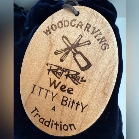 Vintage Robert Raikes Collectibles Wee Itty Bitty Santa Ornament - Picture 4 of 9